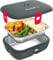 HeatsBox FAITRON Style+ Electric Lunchbox, Food Warmer, Leakproof 925ml Stainless Steel Container, Transport Lid, App-Controlled, 100W