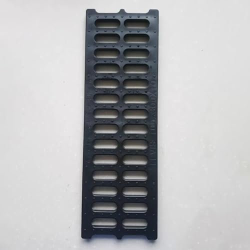 Canaleta Desague con Rejilla Cubierta de Canal de Drenaje de 10 Cm X 50 Cm, Rejilla de Drenaje de Plástico Polimérico para Exteriores para Patios, Jardines, Granjas Cercadas, Filtros de Drenaje de Llu