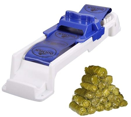 Multifunktionaler Sarma Roller Maschine,Weinblätter Rollmaschine,Weinblätter,Sushi Roller,Sushi Maker Für Versammlungen Und Picknicks für Gemüse-Fleisch-Röllchen und Sind(Blau)