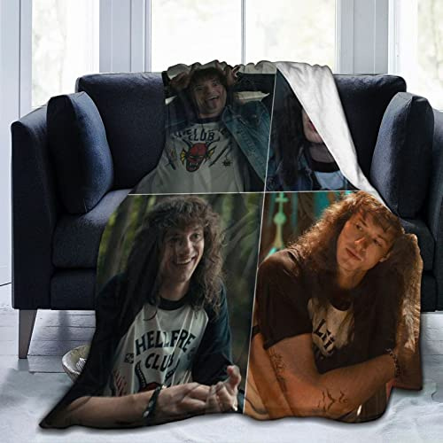 Joseph Joe Quinn Fleece-Überwurfdecke für Couch, Sofa oder Bett, weiche, flauschige Plüschdecke, luxuriöse Flanell-Klappdecke, super gemütlich und bequem für alle Jahreszeiten, 152,4 x 127 cm