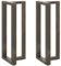 vidaXL Bartischbeine T-Form 2 STK. Naturstahl 40x35x(100-101) cm Stahl, Tischbein, Tischbein Metall, Esstischbein, Möbelbein, Schreibtischbein