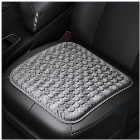 KOIYWQA Autositzkissen, Für Opel Insignia B 2017-2022 Nur für Fahrer Auto Sitzkissen lindert Sitzschmerz Kalte Gelkühlung keilkissen,B Grey