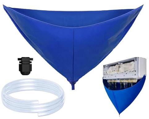 Sac De Lavage Pour Climatiseur, Sac De Nettoyage Climatiseur, Housse De Nettoyage PourClimatiseur, NettoyageClimatisation Split, Housse DeNettoyage Imperméable Avec Tuyau D'eau Pour Unités AC Divisées