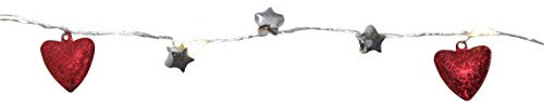 Star 728-08 LED-Draht-Kette Dew Drops, Metall, Silber, 1 x 190 x 1 cm