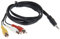 DOMYBEST 3.5mm Jack à 3 RCA Adaptateur Câble Audio Vidéo AV Convertisseur 1.2M 4FT 2pcs