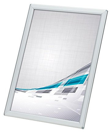 VKF Renzel GmbH 10 x DIN A4 Aluminium Klapprahmen/zum Aufstellen oder Abhängen/Posterrahmen/Wechselrahmen / 14 mm Profil/Ladeneinrichtung/ideal für Preisauszeichnungen und Hinweisschilder