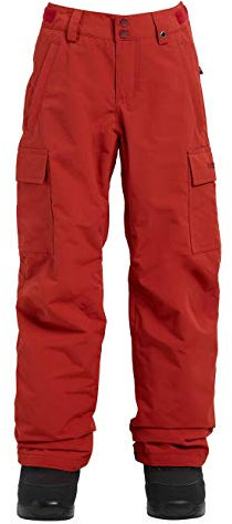 Burton Jungen Exile Cargo Snowboard Hose, Bitters rot, M