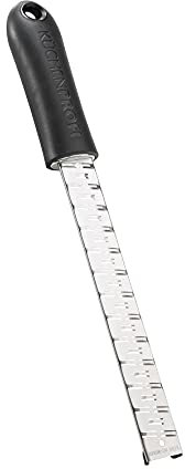Küchenprofi 2-Wege-Reibe MASTER GRIP | Edelstahl rostfrei | Gemüsereibe | Ultrascharfe Klingen | Käsehobel | Reibe für Kartoffeln, Karotten, Kohl, Schokolade, Parmesan | 31×7,5×3cm