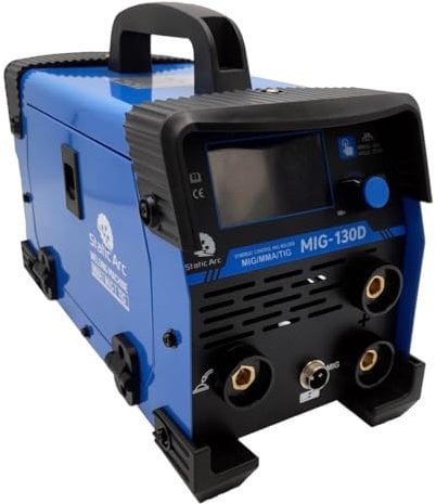 MIG 130D Inverter GASLESS Welder 3in1 SYNERGIC MMA ARC TIG Lift NO Gas KIT 130A
