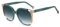 Carolina Herrera Unisex Ch 0062/s Sunglasses, HBJ/08 Teal Brown, 57