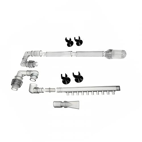 DONGKER Aquarium Water Inflow Outflow Tube,Fish Tank Canister Filter Inlet Outlet Hoses for 12/16Aquarium Hose HW-603B/602B,E250/300/600,CF600/800