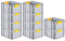 PROREGAL SuperSparSet 10x Eurobox NextGen Color | HxBxT 22x30x40cm | 20 Liter | Griffe gelb geschlossen | Glatter Boden | Eurobehälter, Transportbox, Transportbehälter, Stapelbehälter