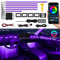 TWETIZ Acrylic Interior LED Strip Light for Car with Wireless APP, RGB 10 in 1 with 175 inches 593 LEDs Fiber Optic Ambient Lighting Kits, 16 Million Colors Sync to Music Function LED Strip for Car