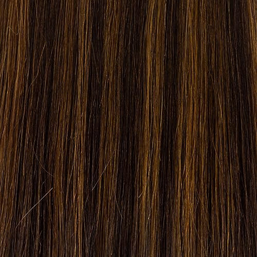 GLOBAL EXTEND® Bonding-Extensions I 100% Echthaar I Double Drawn | Verschiedene Längen I Wiederverwendbar I Vielseitigkeit im Styling I Breite Farbauswahl (35 cm, 02/06 gesträhnt)