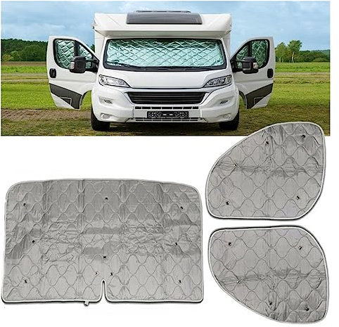Sonnenschutz Auto Für Peugeot Für Boxer Wohnmobil Auto Interne Sonnenschutz Rollo Reflektierende Wärme Anti-Uv Windschutzscheibe Sonnenschirm Windschutzscheibe Abdeckung Sonnenblende Auto