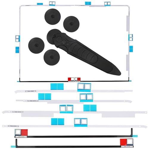 ZHUROUPU Replacement LCD Display Panel Adhesive Tape Strip Sticker + Opening Wheel Tool Kit for Apple iMac 21.5 A1418 (Late 2012-Late2015) - Professional Repair Kit
