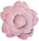 Lot de 3 assiettes en porcelaine en forme de fleur - Vaisselle robuste pour dîner (rose)