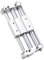 FUGUIXIANG CDY1S Bohrung 10/15/20/25/32/40 mm Hub 100-1500 mm Magnetkupplung Kolbenstangenlose Zylinder Gleitlager Pneumatikzylinder