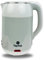 Maya Range 1.8L Cordless Electric Kettle, 2200W Fast Boil with Anti-Scale Filter, Push and Pull Lid, Stainless Steel Interior, Auto Shut Off Safety and Boil Dry Protection (Light Gery)