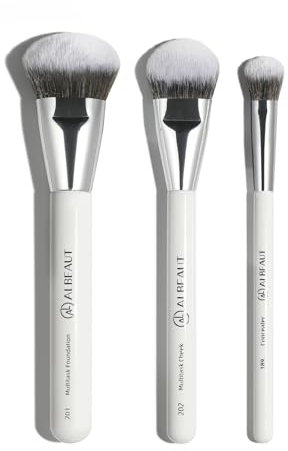 Albeaut Makeup Brush for Foundation Concealer Blush Contour Liquid Cream Blending Angled Shape