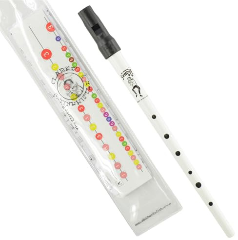 Clarke Pennywhistle Sweetone White - single instrument - tuning D