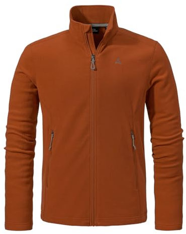 SCHÖFFEL Herren Fleecejacke Midlayerjacke Outdoorjacke Fleece Jacket Cincinnati3, Farbe:Orange, Größe:48, Artikel:-5845 orange