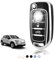 TOOMUME Coque Clé TPU, Etui Clé Étui Clé Adapté pour Fiat 500X Tipo Toro Argo Cronos Nuovo Doblo Egea Freedom Grazie Dodge Neon, Couvre Clef Cache Cle Voiture Telécommande - Flip Key