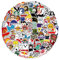 101 PCS Mode Aufkleber-Set, Aesthetic Sticker, Nette Vinyl Aufkleber, Beliebte Aufkleber, Coole Aufkleber, Cartoon Aufkleber, für Handy, Wasserflasche, Skateboard
