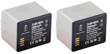 7,2V 3500mAh Ersatz für Arlo Pro, Arlo Pro 2 Kamera VMA4400 VMC4030 VM4230 VMS3230 VM4030 VM4030P Ersatzakku (2 Pcs Akku)