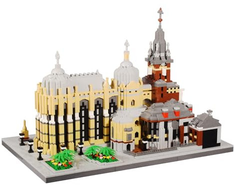 LULUFUN Aachener Dom Baustein-Set, weltberühmtes Architektur-Modellspielzeug, Mikro-Mini-Blöcke-Kit für Hobbyisten, Geschenk für Erwachsene und Kinder (6650 Teile)