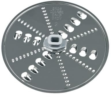 easyPART Kompatibel/Ersatz für BOSCH 12007726 Raspelscheibe Wendescheibe grob/fein für Durchlaufschnitzler Küchenmaschinen Siemens eingesetzt in MCM MK für grobe oder feine Obst-/Gemüse-Raspeln