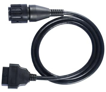 YUNOVA OBD2 Diagnoseadapter 10 Pin auf 16 Pin Kabel für BMW Hexhead Motorräder (R1200GS/R1250RT/K1600), INPA/ISTA Software kompatibel, wasserdichter Motorscanner-Anschluss