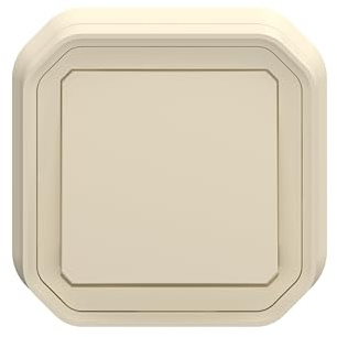 LEGRAND | Plexo Schalter oder Wechselschalter, wasserdicht IP55, Beige, stoßfest IK08, einfache Installation