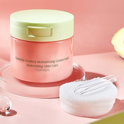 Koreanische Toner Pads Dunkle Flecken & Falten Minimierende Toner Pads Anti-A-ging & Aufhellende Hydratisierende Baumwollpads für tiefe Feuchtigkeit und Verbesserung der Hautfeste (1)
