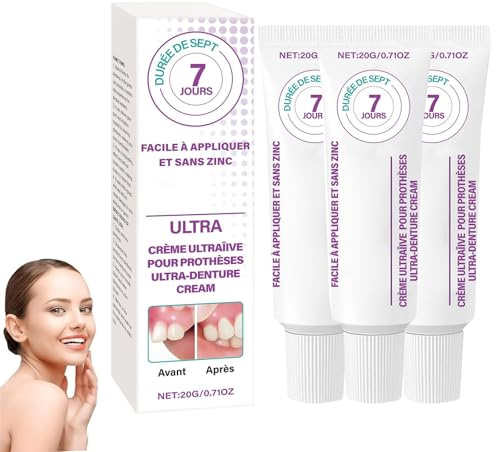 Thermoplastischer Zahnprothesenkleber,Zahnhaftmittel Denture Fixative Zahnprothesenhaftgel Für Zahnprothesen Prothesenfixierungsmittel Thermoplastic für Frauen Männer und Erwachsene (3)