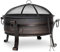 Dellonda 30 Deluxe 2-in-1 Outdoor Fire Pit & Coffee Table, Antique Bronze Effect - DG42