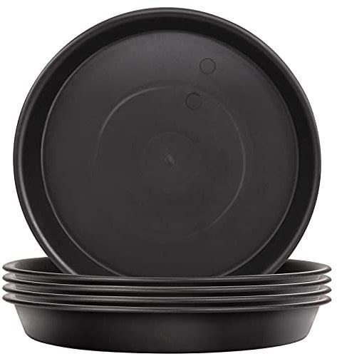 TStarJungle Lot de 5 Soucoupes pour Plantes, Soucoupes pour Pots de Fleurs pour Plantes, Plateaux de Planteur pour Intérieur, Extérieur, Jardin - 30cm