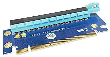 WLGQ PCIe 4.0 X16 90 Grad Riser Card Lenkkarte, PCI Express PCI-E 16X Riser Karte Slot Schutz