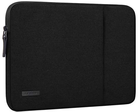 CAISON 15-16 inch Laptop Sleeve Ultrabook Silm Soft Case Waterproof Shockproof Protective Bag for 16 inch MacBook Pro M4 15.3 MacBook Air M3 15.6 Lenovo HP ASUS Acer LG Dell Chromebook, Black