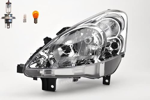 Johns, Scheinwerfer Halogen passend für Peugeot Partner 7 04/2008-02/12 LI Leuchtmittel