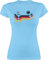 Shirt Damen - Fußball EM WM - Deutschland Germany Adler Schwarz Rot Gold - M - Hellblau - deutschlandtrikot fußballtrikot Europameisterschaft German Tshirt Deutschland-t-Shirt wm-Shirts Fussball