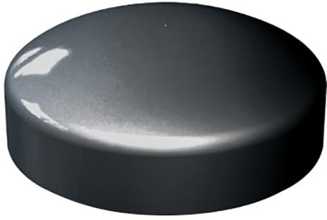 Timco - Two Piece Screw Caps - Anthracite Grey (Size to Fit 3.5 to 4.2 Screw - 100 Pieces)