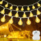 Etopgo Fata Luci Batteria Esterna, 6M 40LED Palla Fata Luci con 6h timer per l'illuminazione esterna interna, Natale, camera da letto, matrimonio, compleanno