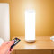 Semlos Minimalistische Nachttischleuchte mit 3 Wegen dimmbar, Nachttischlampe mit Fernbedienung, LED Lampe für Schlafzimmer Nachttisch