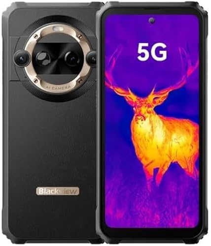 QIEAUY Blackvie BL9000 PRO 5G Rugged Smartphone 6.78'' 24GB+512GB 50MP 8800mAh 120W Android 14 MediaTek Dimensity 8020 5G Cellphone