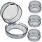 Vaguelly 4pcs Boy Girl Safety Stove Knob Covers Cooker Safety Guard to Prevent Accidental Activation Design for Kitchen Gas Fits Hobs and Ovens