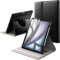 JETech Coque Rotatif pour iPad Air 13 Pouces M3/M2 (2025/2024) avec Porte-Stylet, Rotation à 360 Degrés en Cuir PU Folio Housse de Protection (Noir)