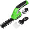 DCDCD 2 en 1 Mini Taille-haie électrique sans Fil Coupe Gazon Tondeuse à Gazon Rechargeable Jardin sécateur Outils de Jardin(with Plug)
