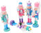 DIKACA 5 Stück Nussknacker Ornament Zum Aufhängen Nussknacker Ornamente Nussknacker Nussknacker Soldat Nussknacker Weihnachtsbaumschmuck Nussknacker Figuren Für
