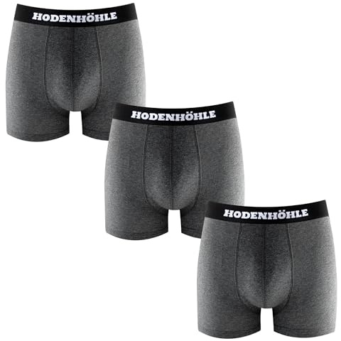 Hodenhöhle Boxershorts Herren – 3er Pack, Bequeme Baumwoll-Unterhosen für Männer, Komfortable Retro Boxershorts